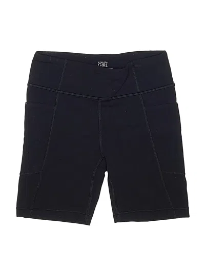 Pre-owned Athleta Girl Kids' Athletic Shorts In Black