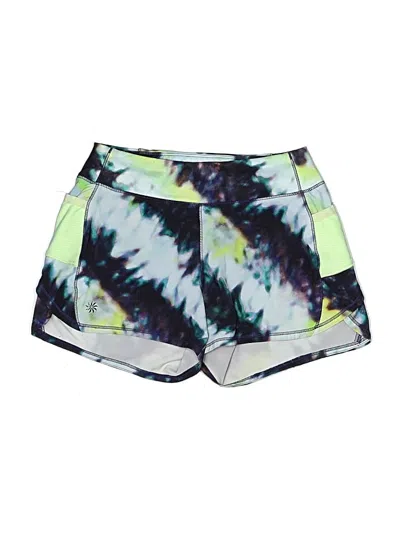 Pre-owned Athleta Girl Kids' Athletic Shorts In Blue