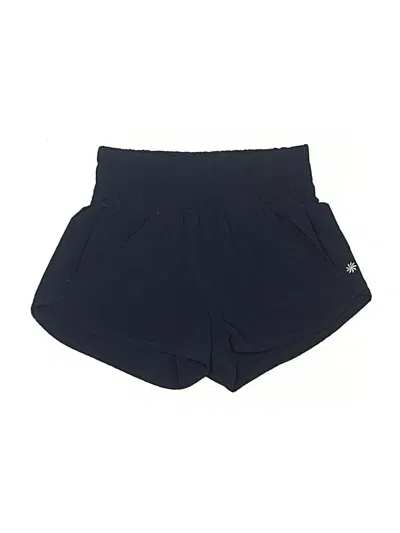 Pre-owned Athleta Girl Kids' Athletic Shorts In Blue