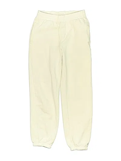 Pre-owned Athleta Girl Kids' Casual Pants In White