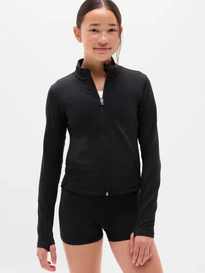 Athleta Kids'  Girl Chit Chat Jacket In Black