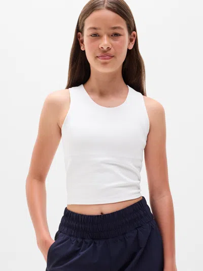 Athleta Kids'  Girl Cloud Longline Bra In White