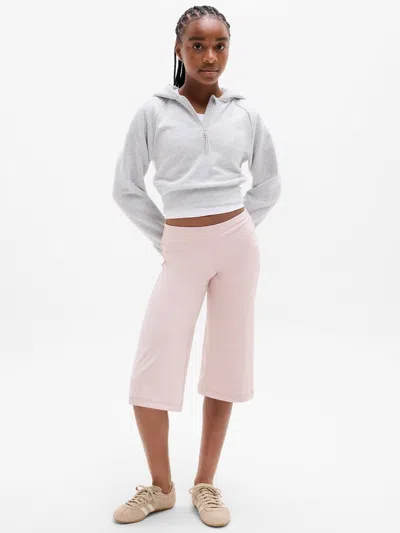 Athleta Kids'  Girl Elation Low Rise Crop Flood In Halo