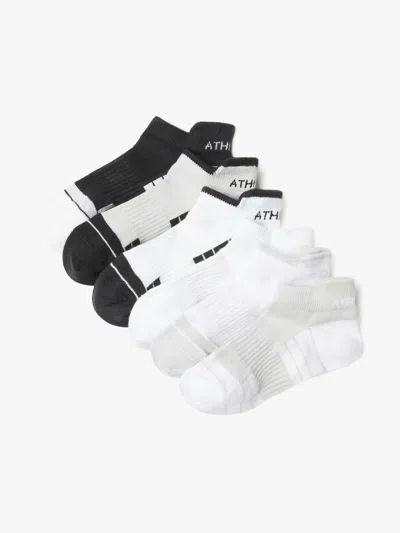 Athleta Kids'  Girl Everyday Ankle Sock 6-pack In Neutral