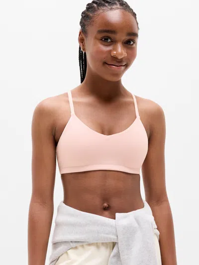 Athleta Kids'  Girl Just Right Adjustable Bra In Ballerina Gown