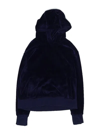 Pre-owned Athleta Girl Kids' Pullover Hoodie In Blue