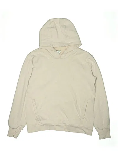 Pre-owned Athleta Girl Kids' Pullover Hoodie In Brown
