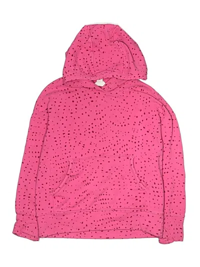 Pre-owned Athleta Girl Kids' Pullover Hoodie In Pink