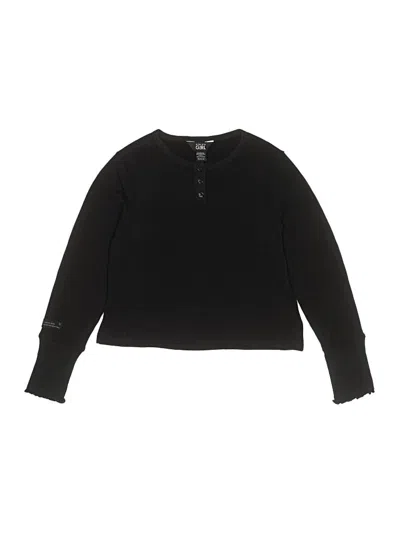 Pre-owned Athleta Girl Kids' Pullover Sweater In Black