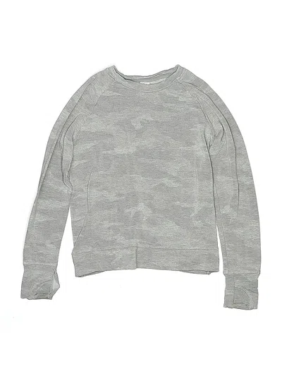 Pre-owned Athleta Girl Kids' Pullover Sweater In Gray