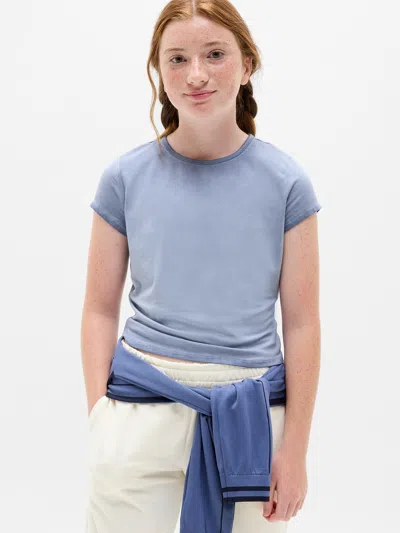 Athleta Kids'  Girl Right Moves Core Tee In Lunar Wash
