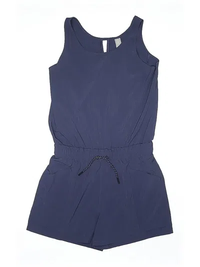 Pre-owned Athleta Girl Kids' Romper In Blue