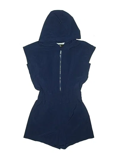 Pre-owned Athleta Girl Kids' Romper In Blue