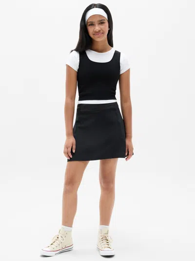 Athleta Kids'  Girl School Day Skort In Black