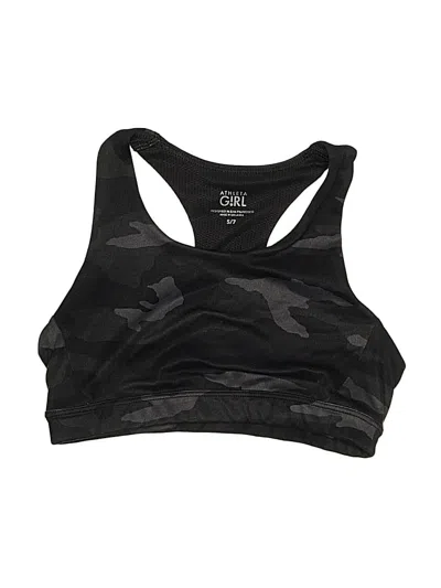 Pre-owned Athleta Girl Kids' Sleeveless T-shirt In Black