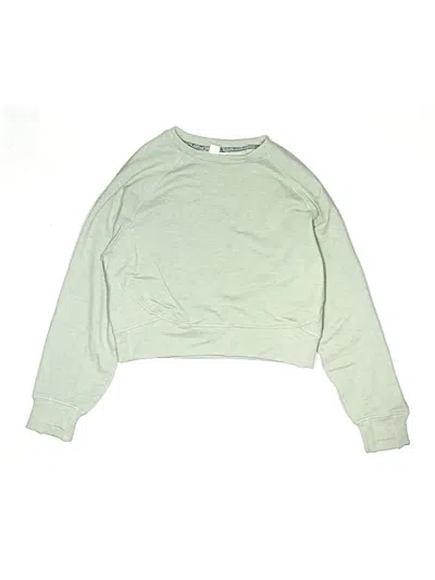 Pre-owned Athleta Girl Kids' Sweatshirt In Green