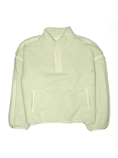 Pre-owned Athleta Girl Kids' Track Jacket In Green