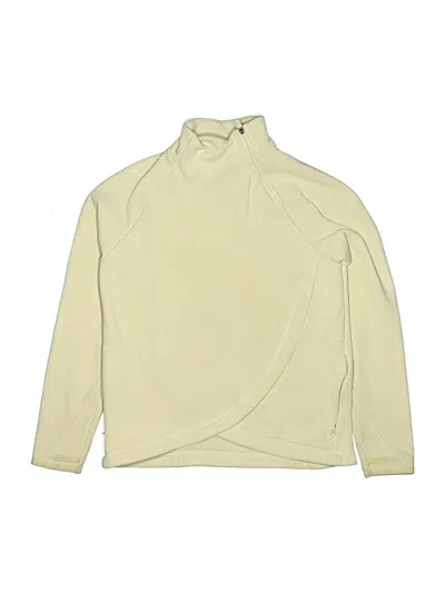 Pre-owned Athleta Girl Kids' Track Jacket In Yellow