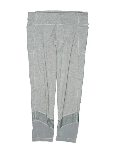 Pre-owned Athleta Girl Kids' Track Pants In Gray