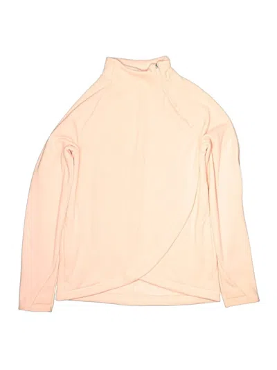 Pre-owned Athleta Girl Kids' Turtleneck Sweater In Pink