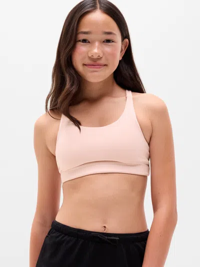 Athleta Kids'  Girl Upbeat Bra In Ballerina Gown