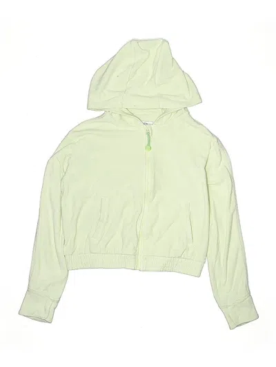 Pre-owned Athleta Girl Kids' Zip Up Hoodie In Green