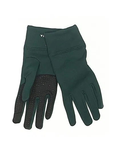 Pre-owned Athleta Gloves In Green