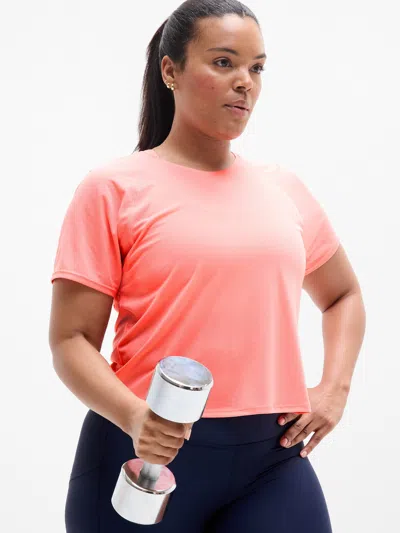 Athleta Grid Knit Tee