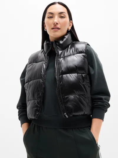 Athleta Halo Puffer Vest In Black