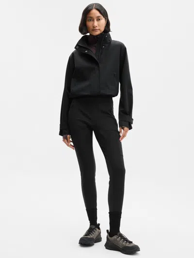 Athleta Headlands Hybrid High Rise Cargo Legging In Black
