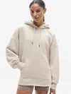 Athleta Heavyweight Terry Oversized Hoodie In Toasted Brown Heather