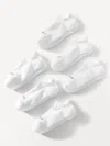 Athleta High Performance Ankle Sock 6-pack In Bright White