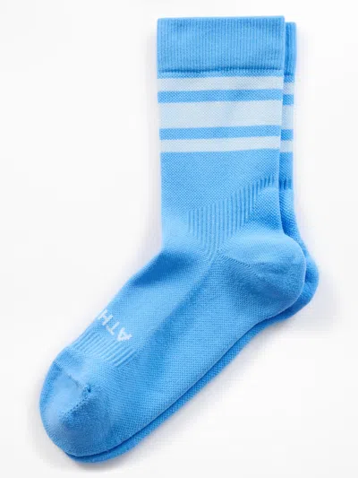 Athleta High Performance Crew Sock In Blue