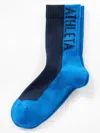Athleta High Performance Crew Sock In Blue