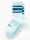 Athleta High Performance Crew Sock In Blue