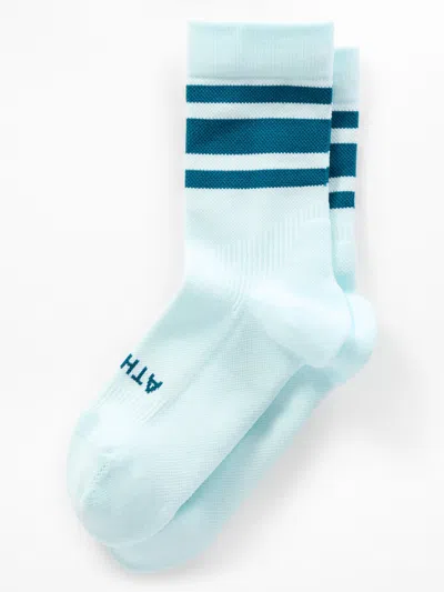 Athleta High Performance Crew Sock In Blue