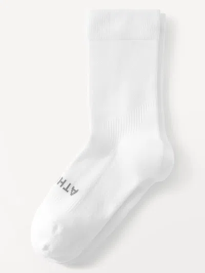 Athleta High Performance Crew Sock In Bright White