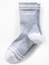 Athleta High Performance Crew Sock In Gray