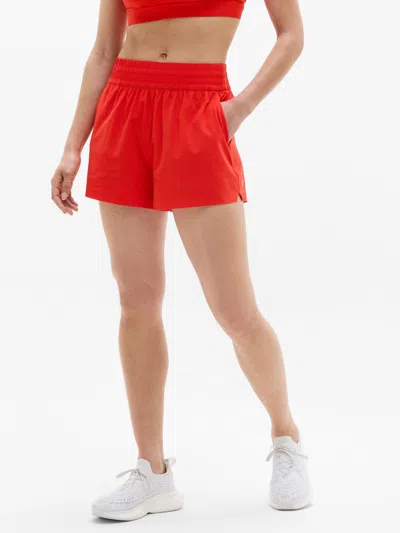 ATHLETA HIGH RISE WEEKENDER 3" RUN SHORT