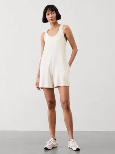 Athleta Hit Pause Romper In Bone