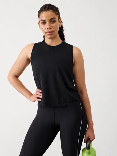 Athleta In Motion Seamless Relax Tank In Black