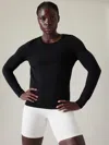 Athleta In Motion Seamless Top In Black