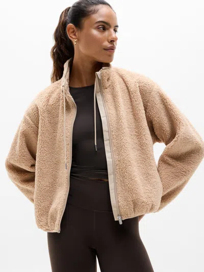Athleta In The Clouds Jacket In Sand