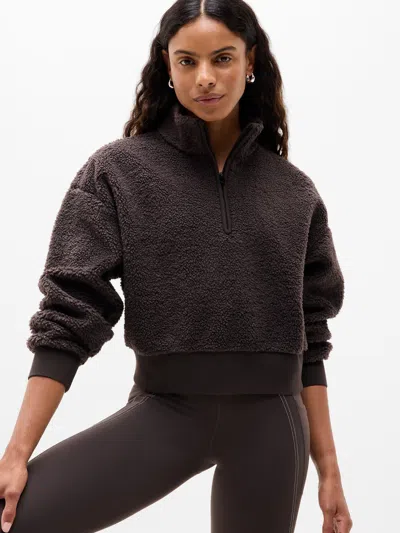 Athleta In The Clouds Sweatshirt In Black