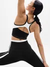 Athleta Intention Crop Bra In White