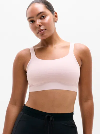 Athleta Interval Adjustable Sports Bra A-c In Halo