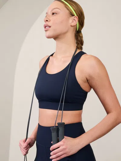 Athleta Interval Bra D-dd In Navy