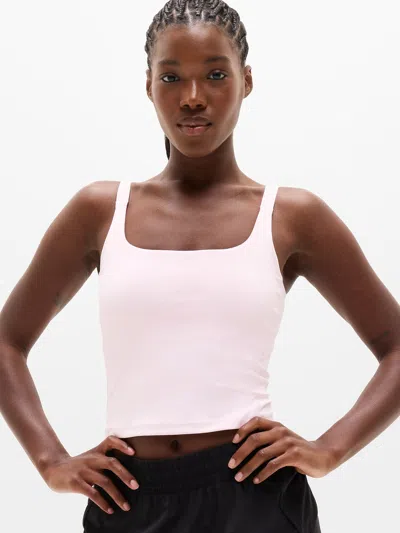 Athleta Interval Built-in Bra Tank In Pink