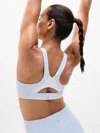 Athleta Interval Colorblock Bra A-c In White