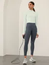 Athleta Interval Mock Neck Top In Glacier